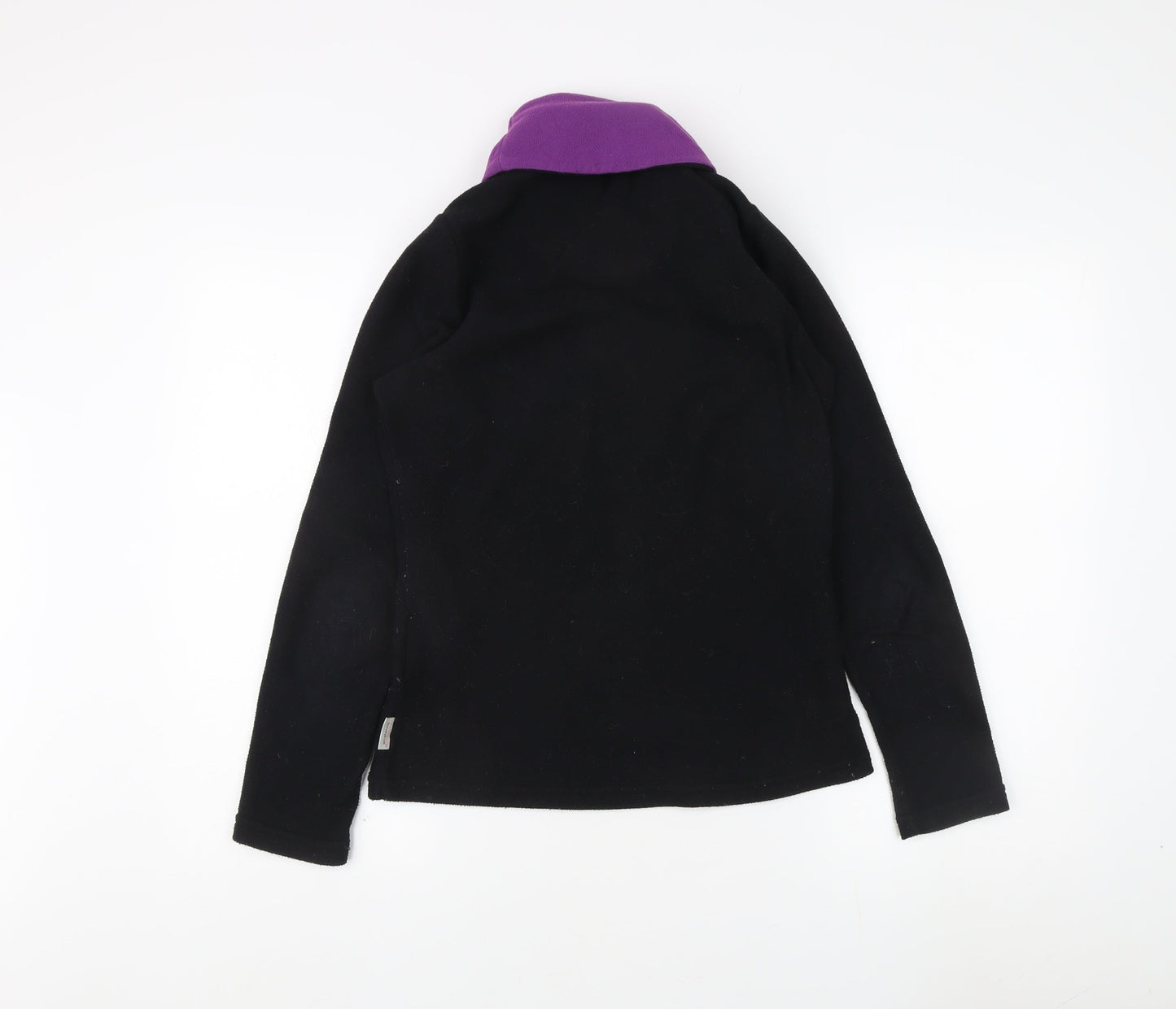 Decathlon Women's Black Mock Neck Fleece Sweatshirt S