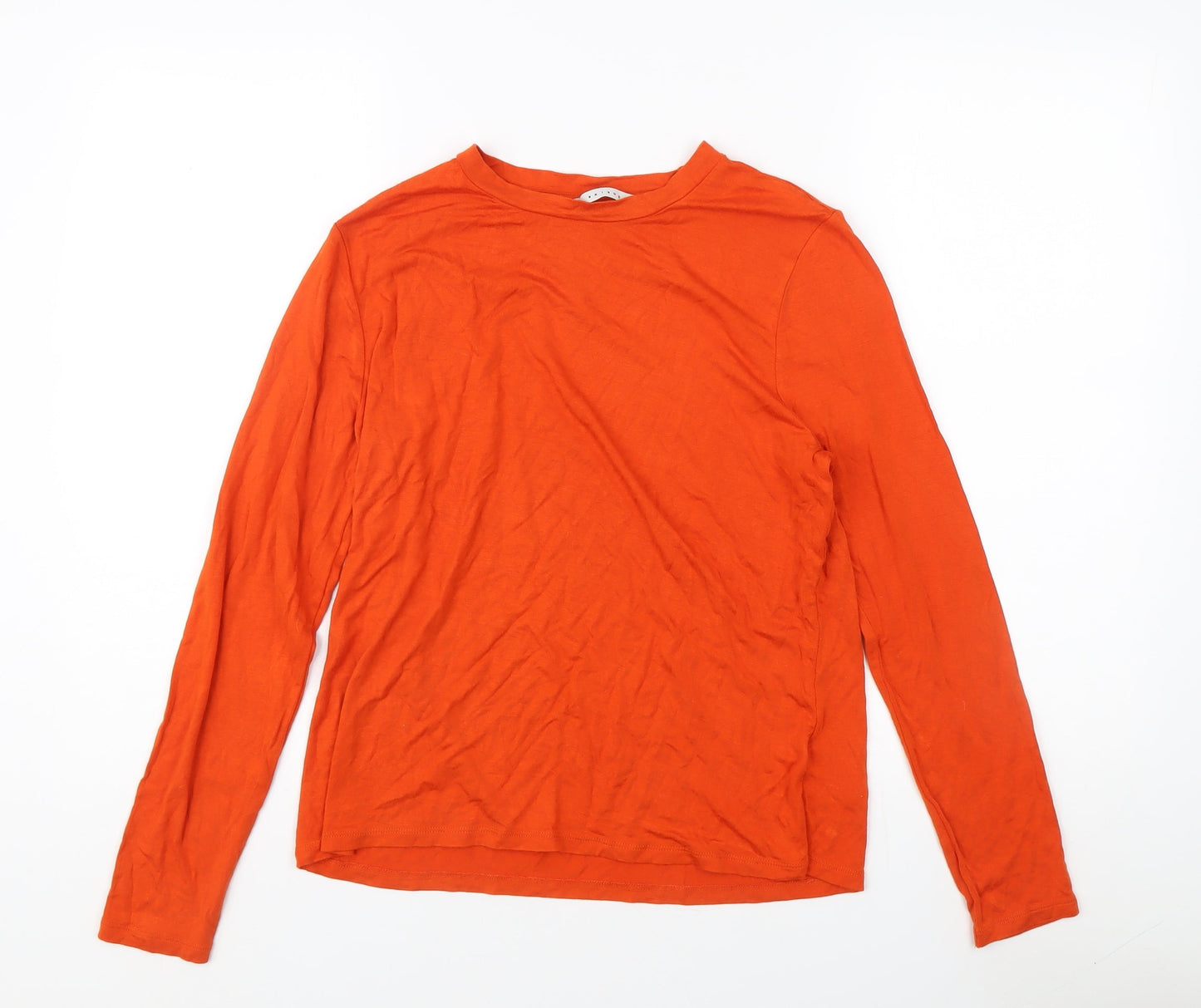 FW BRIDGE Women's Orange Long Sleeve Top Size 16