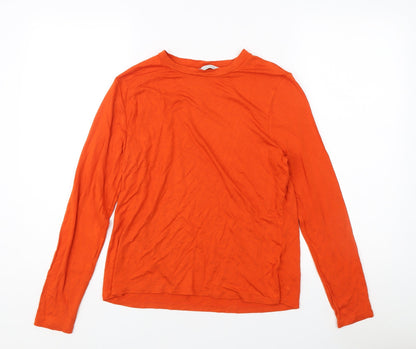FW BRIDGE Women's Orange Long Sleeve Top Size 16