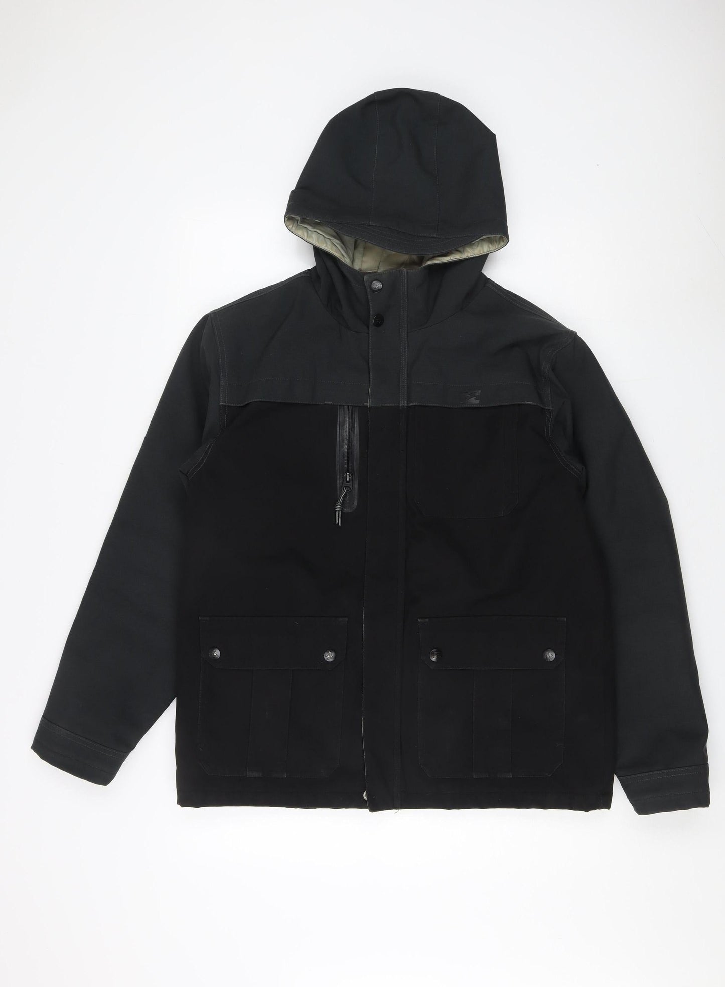 Mens UK Size 16 Billabong Black Basic Jacket