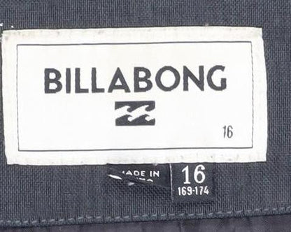Mens UK Size 16 Billabong Black Basic Jacket