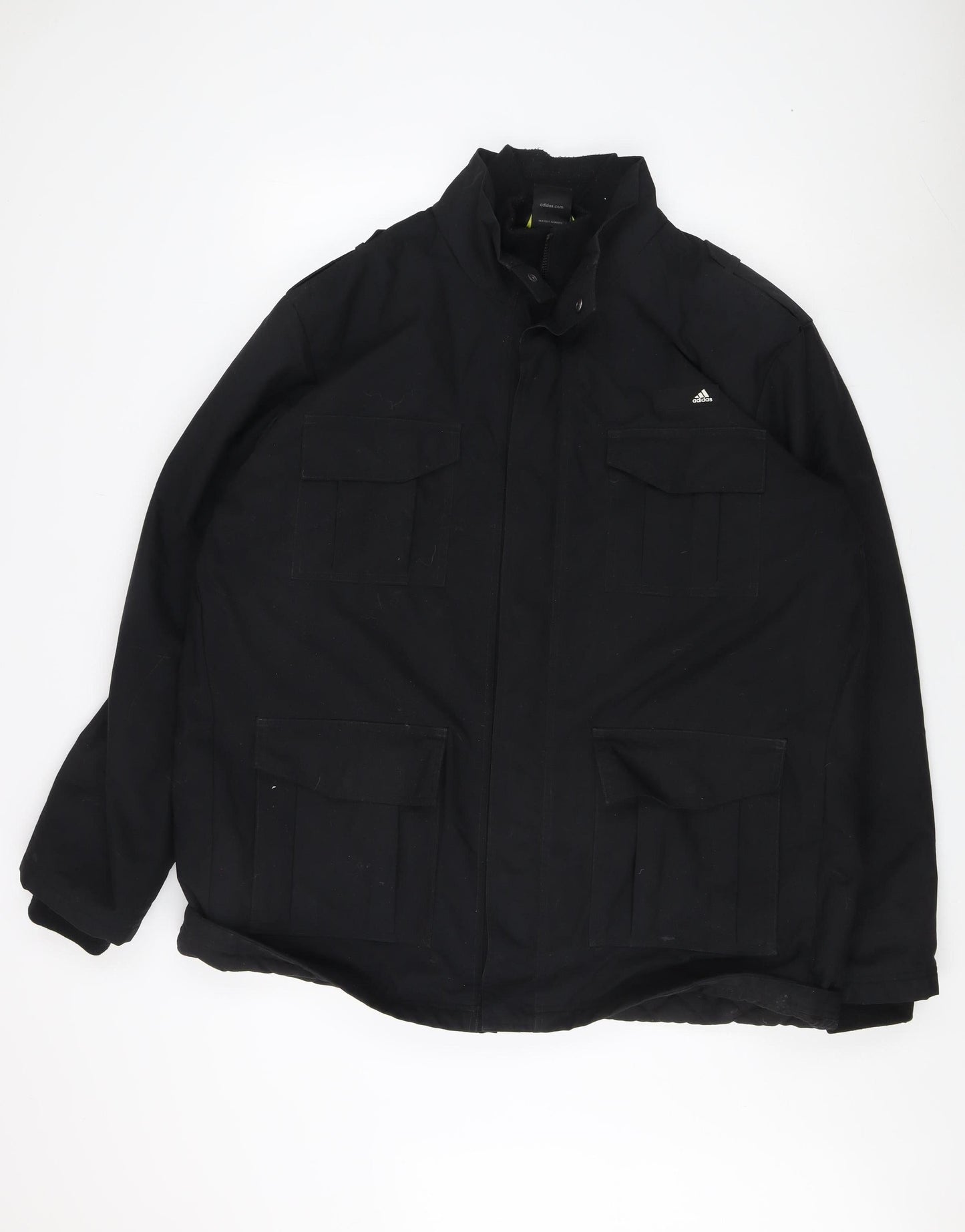 Adidas Men's Black XL Military Style Jacket