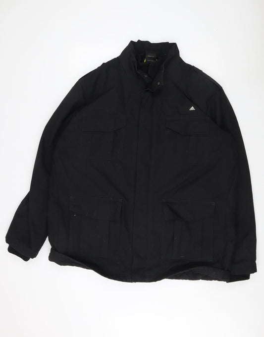 Adidas Men's Black XL Military Style Jacket