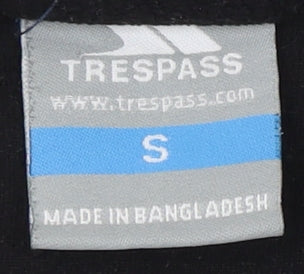 Trespass Men's Black Fleece 1/2 Zip, Size S - Excellent Condition