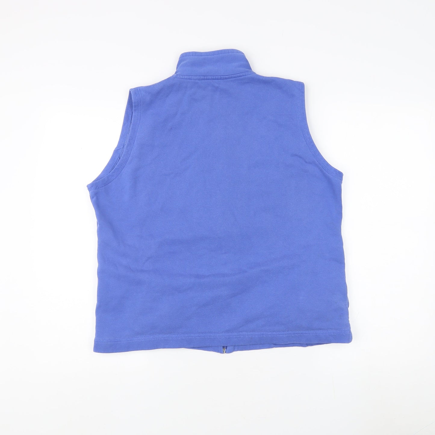 Idle Women's Blue Waistcoat M 14-16 Casual Zip
