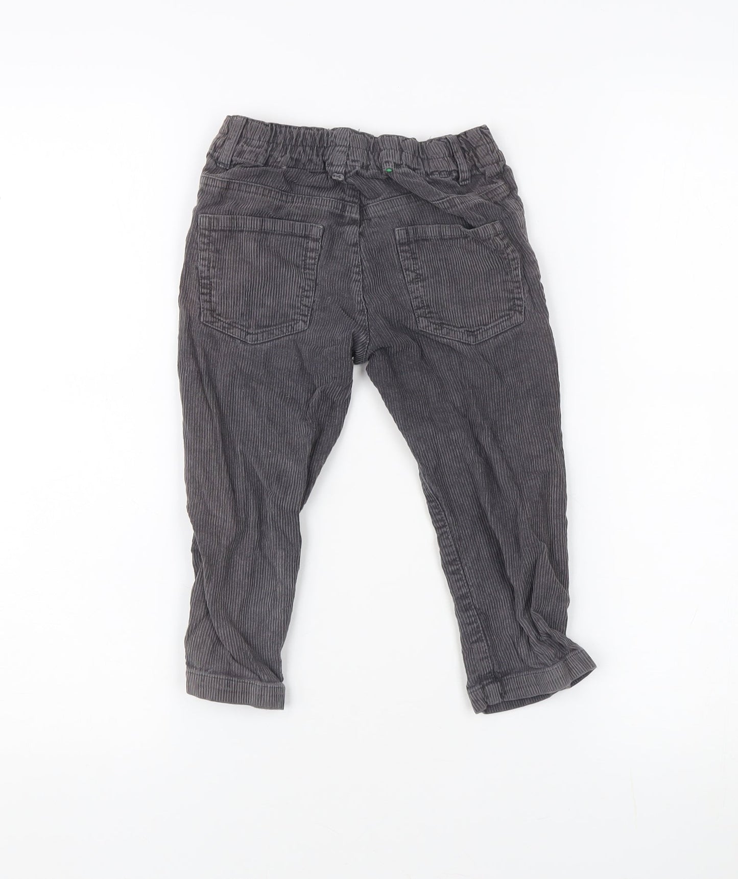 United Colors of Benetton Grey Corduroy Trousers 18-24 M