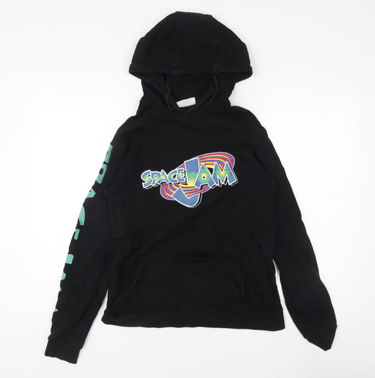 Primark Men XS Black Space Jam Hoodie Pullover
