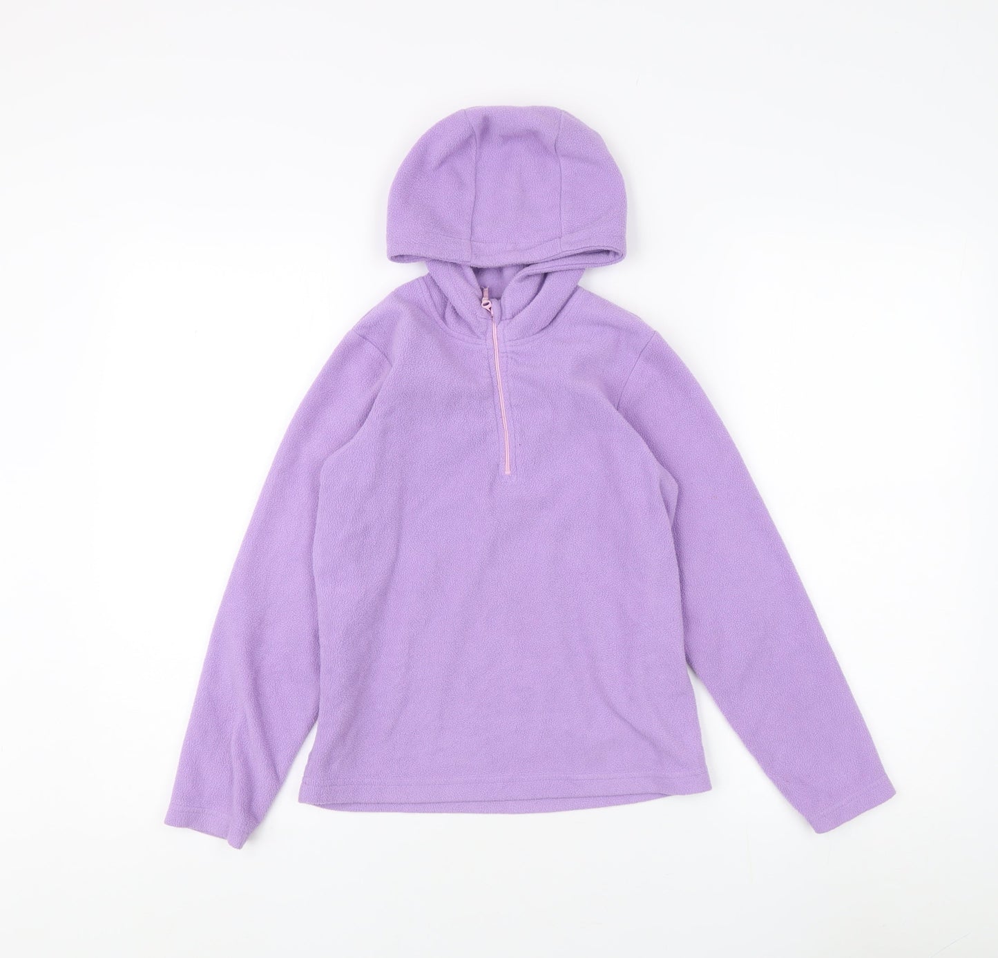 Mountain Warehouse Girls Purple Fleece Hoodie 7-8 Years