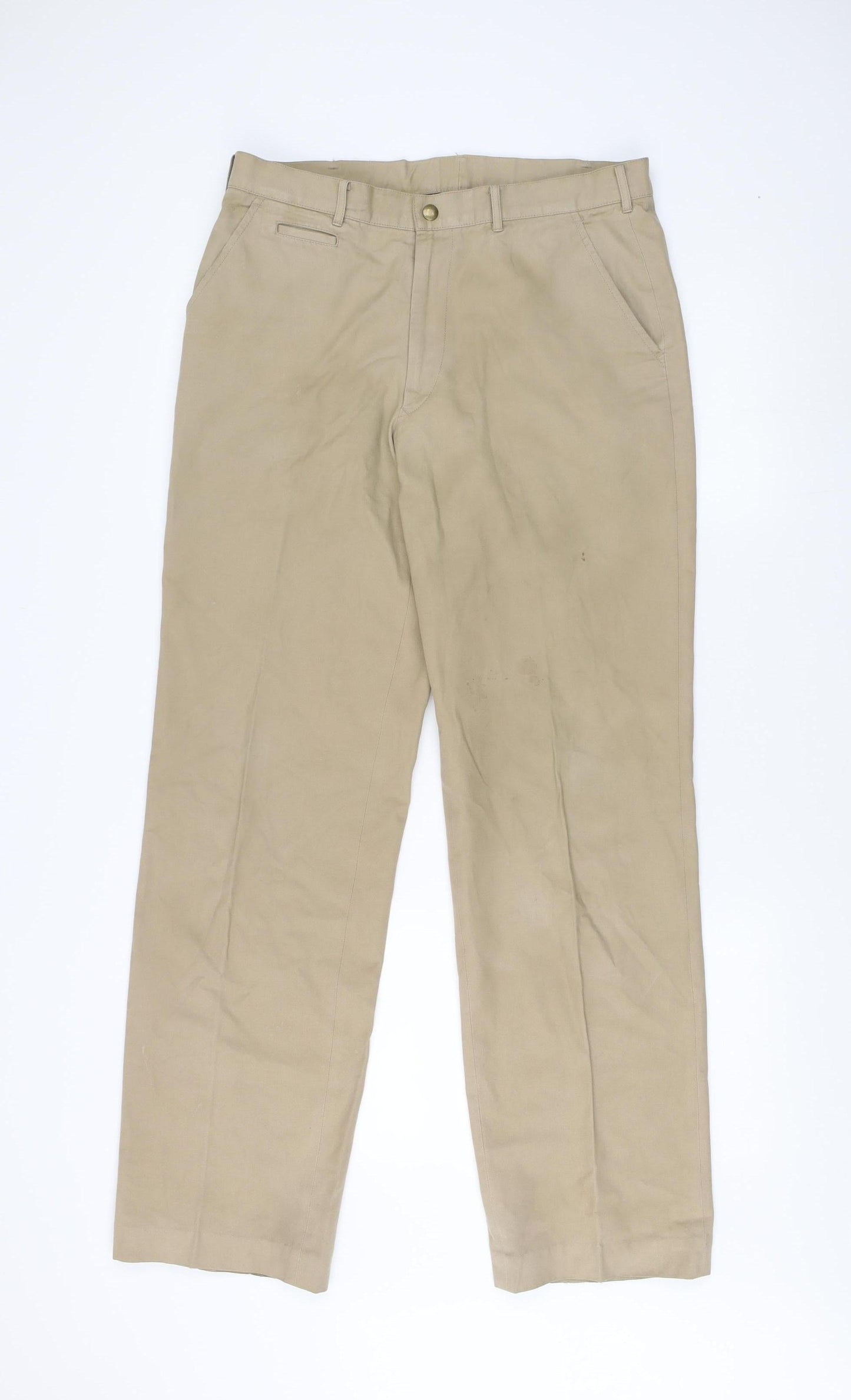 Beige Men's Trousers, Size 32, Leisureman at Harrods