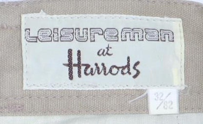 Beige Men's Trousers, Size 32, Leisureman at Harrods