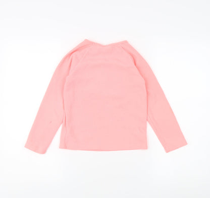 Disney Girls Long Sleeve Pink Minnie Pyjama Top Size 7-8