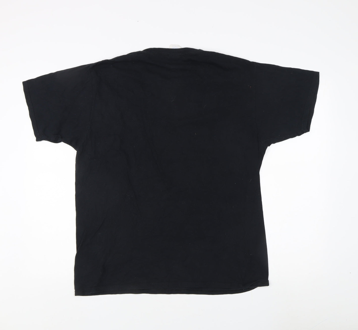 Unisex Adults UK Size L Marvel Black Basic T-Shirt