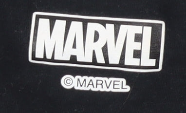 Unisex Adults UK Size L Marvel Black Basic T-Shirt