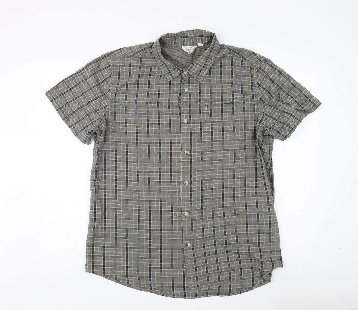 Mountain Warehouse Men's Checked Button-Up Shirt XL