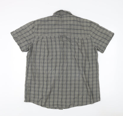 Mountain Warehouse Men's Checked Button-Up Shirt XL