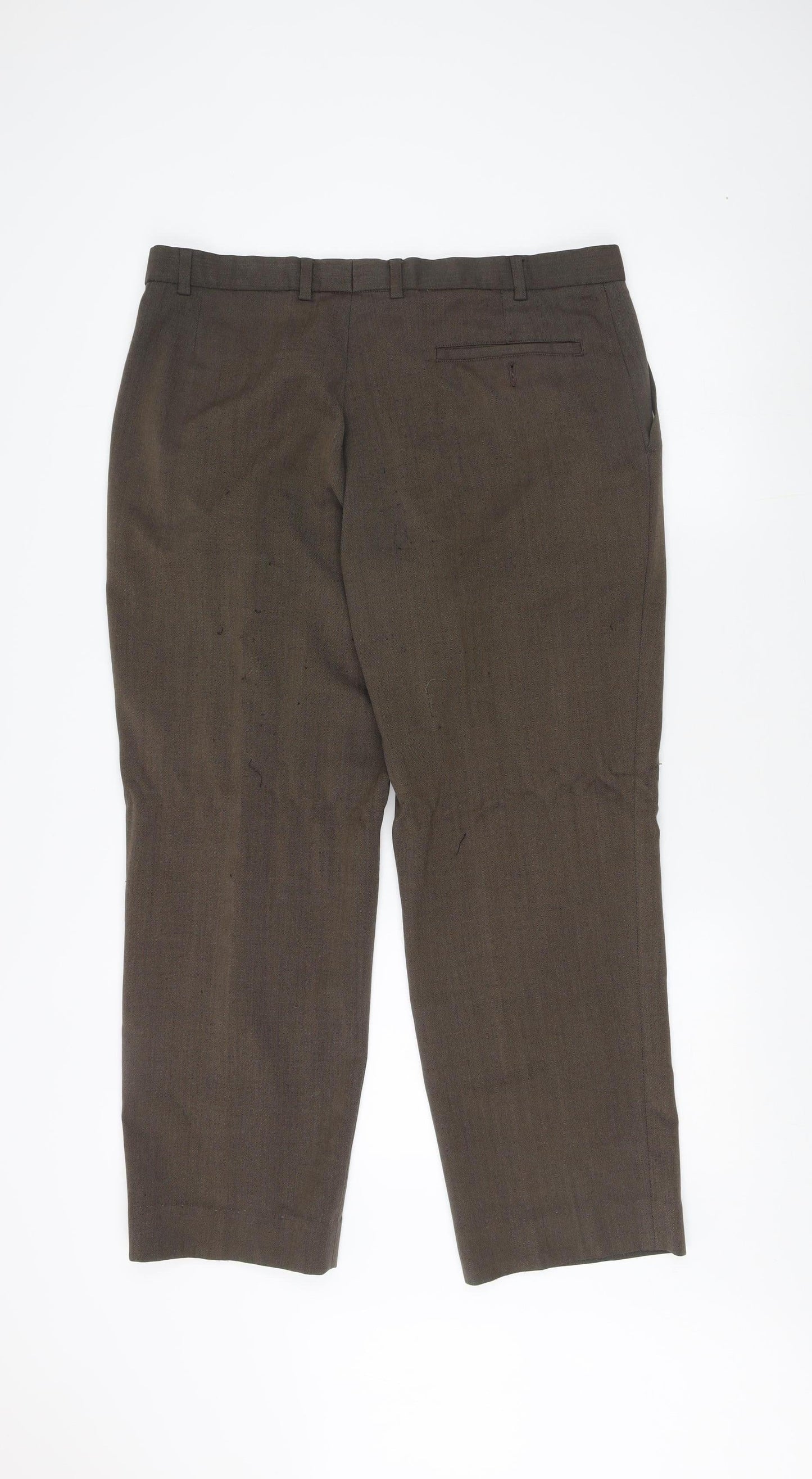 Marks and Spencer Men's Brown Dress Pants Size 36