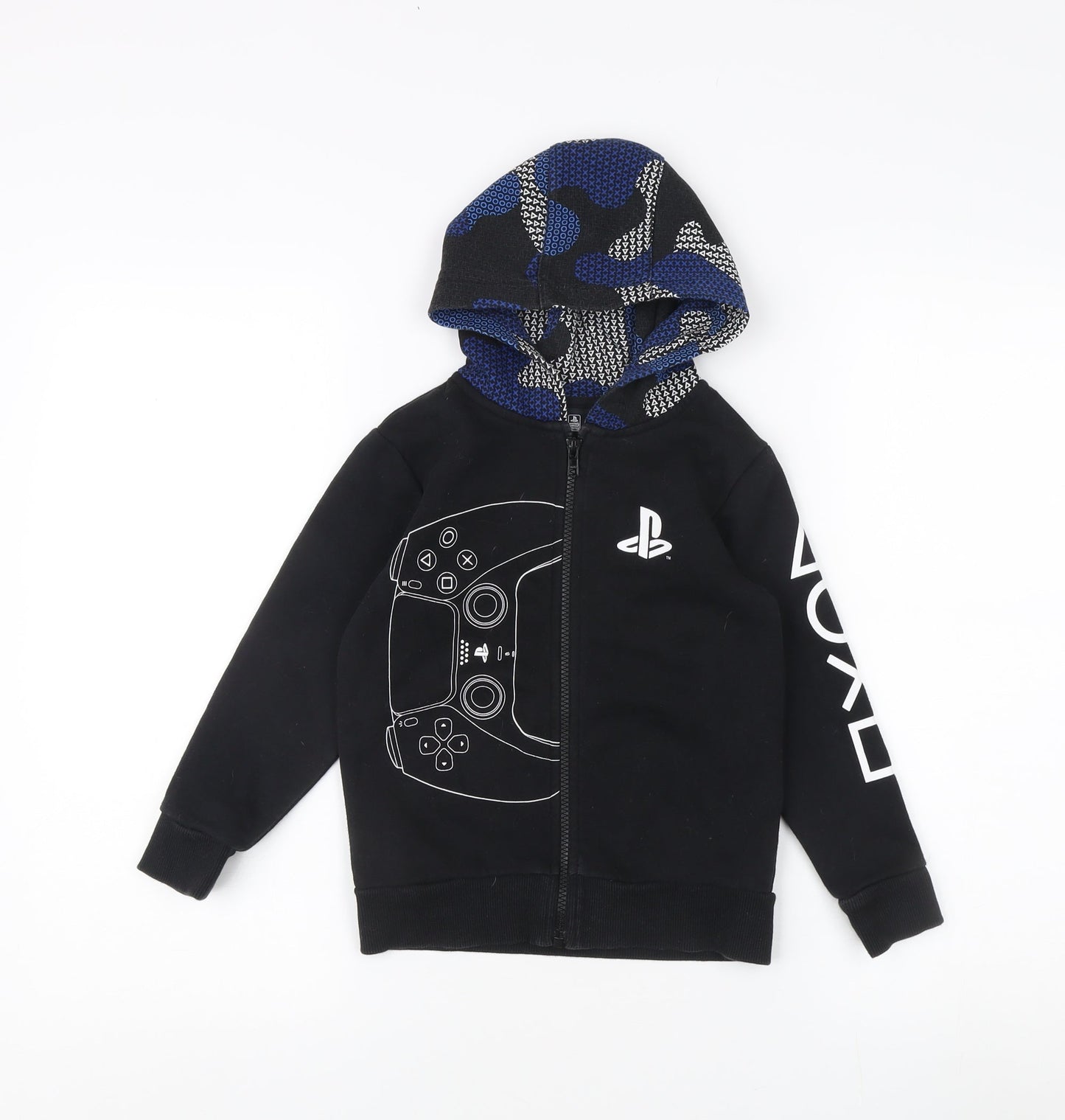 Next Boys PlayStation Black Full Zip Hoodie 5 Years