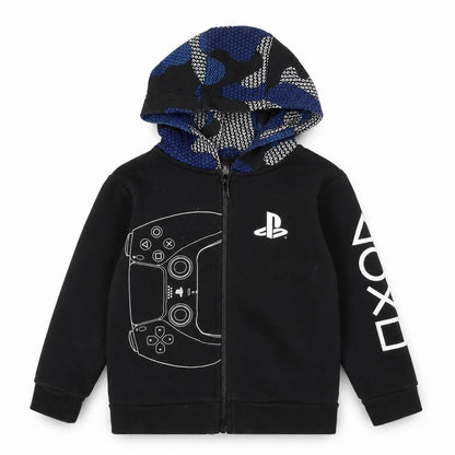 Next Boys PlayStation Black Full Zip Hoodie 5 Years