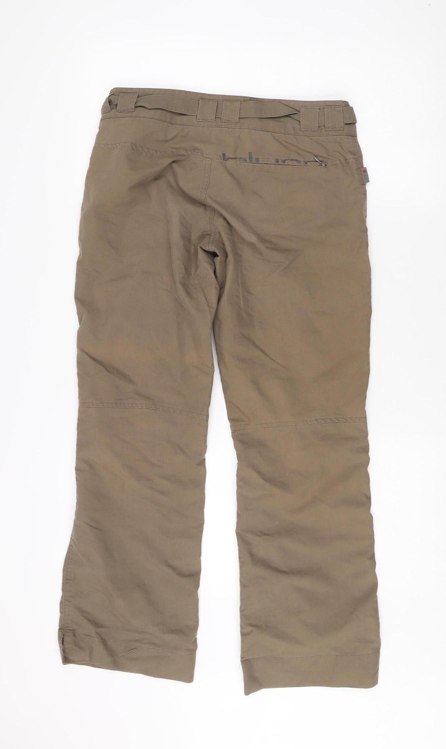 Blurr Women’s Brown XS Cotton-Nylon Belted Trousers