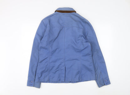 Lands' End Women's Blue Cotton Jacket M