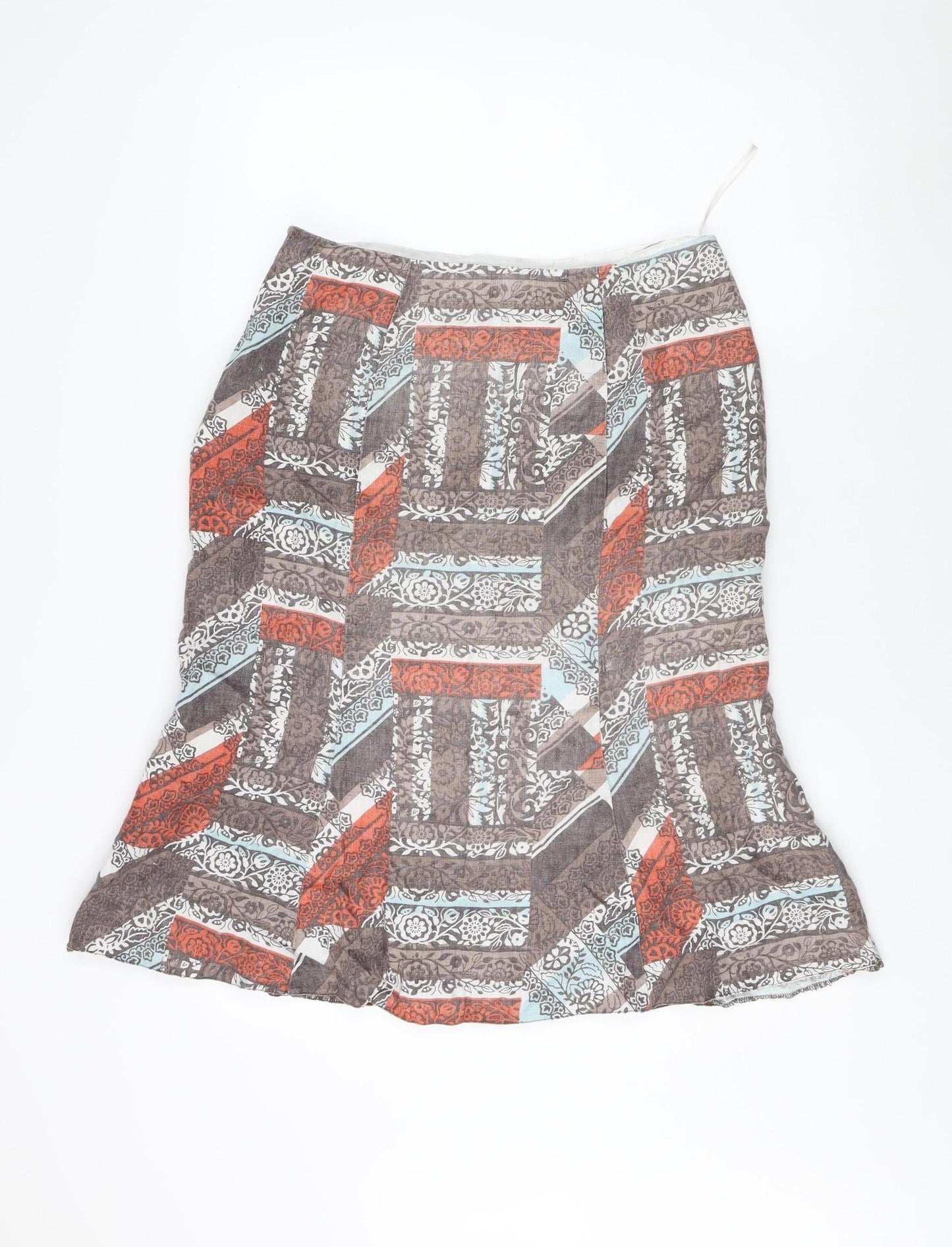CC Women's Multicoloured Geometric Petites Skirt