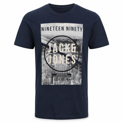 Mens UK Size L JACK & JONES Blue  T-Shirt