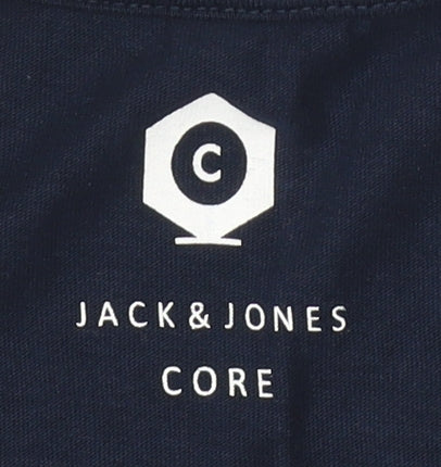 Mens UK Size L JACK & JONES Blue  T-Shirt