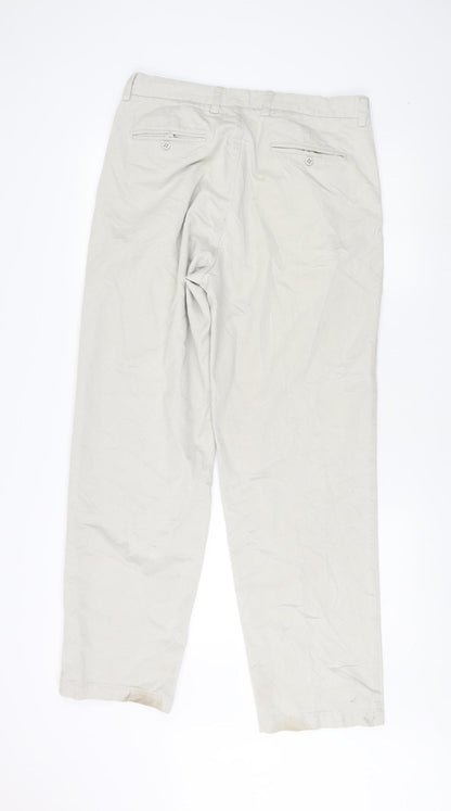 GAP Men's Beige Slim Fit Khakis Trousers Size 34
