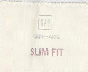 GAP Men's Beige Slim Fit Khakis Trousers Size 34