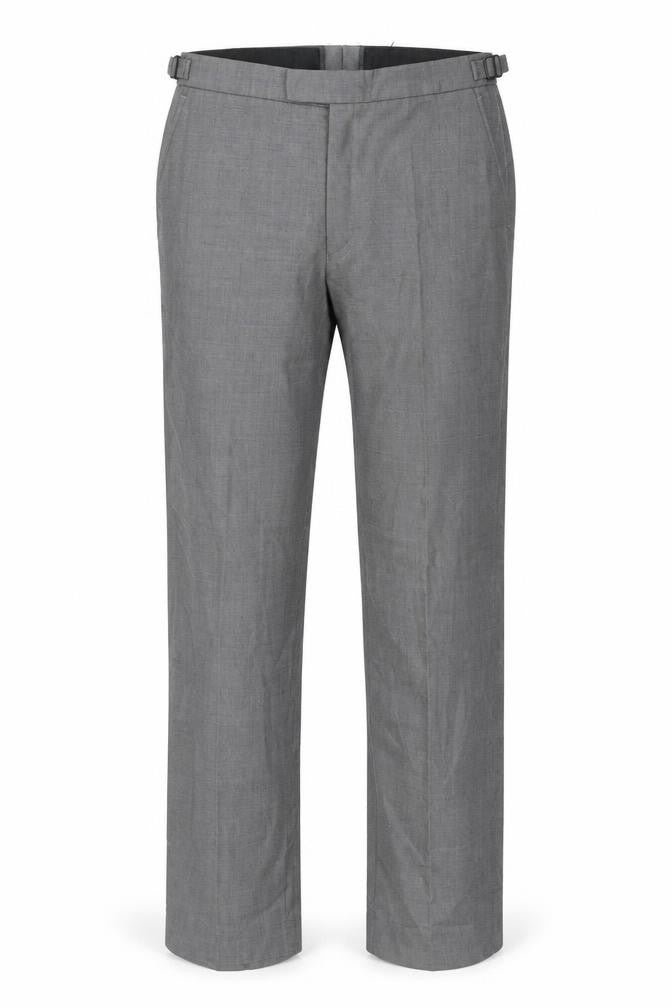 Mens UK Size 36 Russell Kollar Regular Fit Formal Grey Trousers