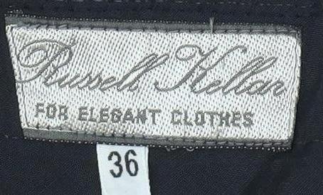 Russell Kollar Men's Grey 36 Regular Trousers