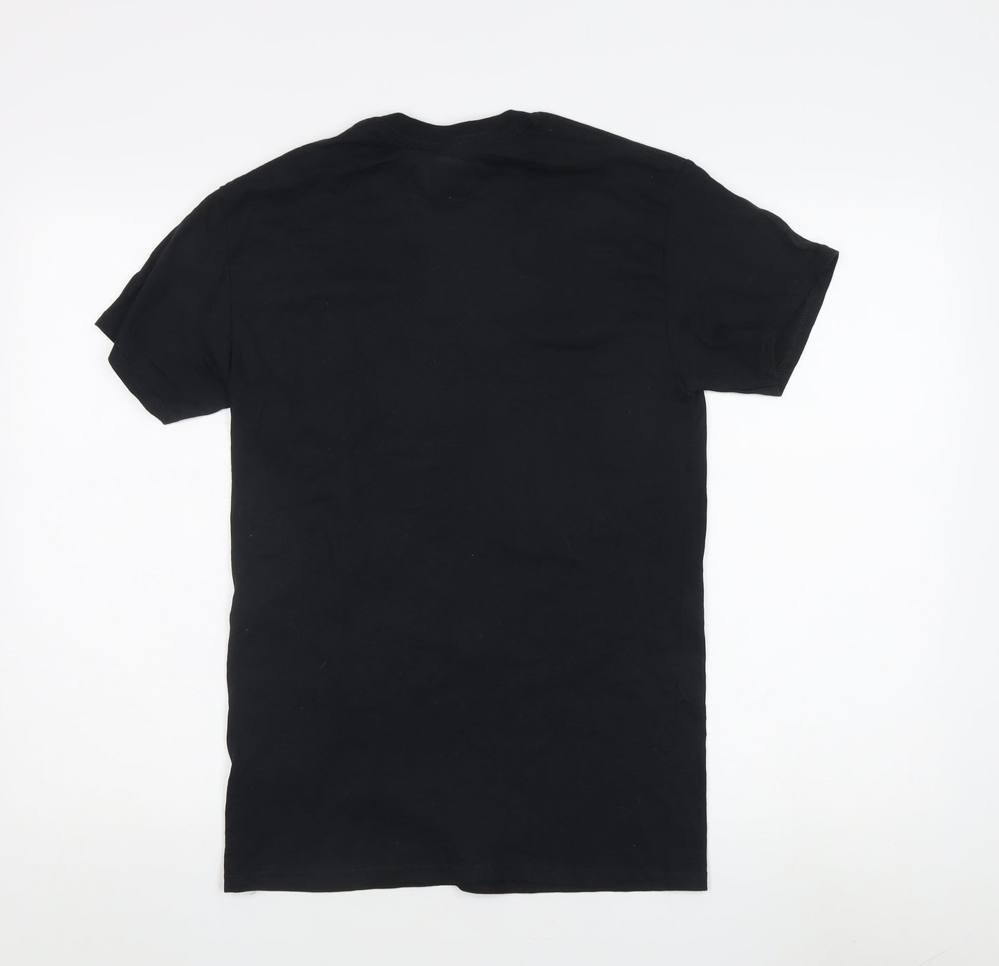 Mens UK Size S Gildan Black  T-Shirt