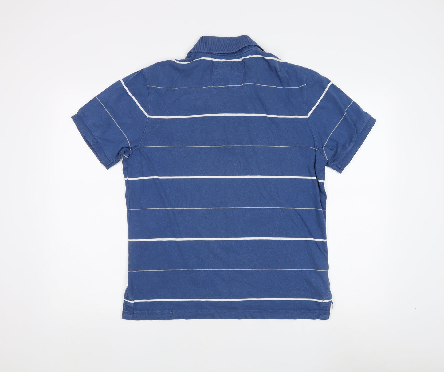 Broken-in Golfer Men's Blue Striped Polo M