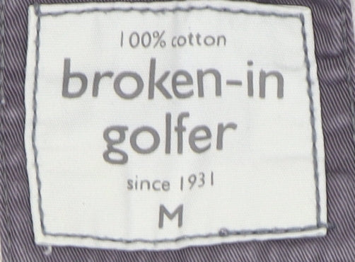 Broken-in Golfer Men's Blue Striped Polo M