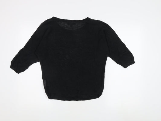 Banana Republic Women's Black Pullover Jumper Size M