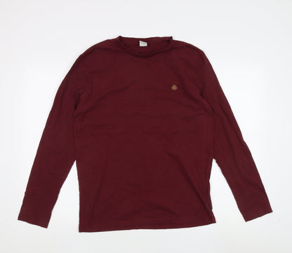 Springfield Men's Red Long Sleeve T-Shirt Size L