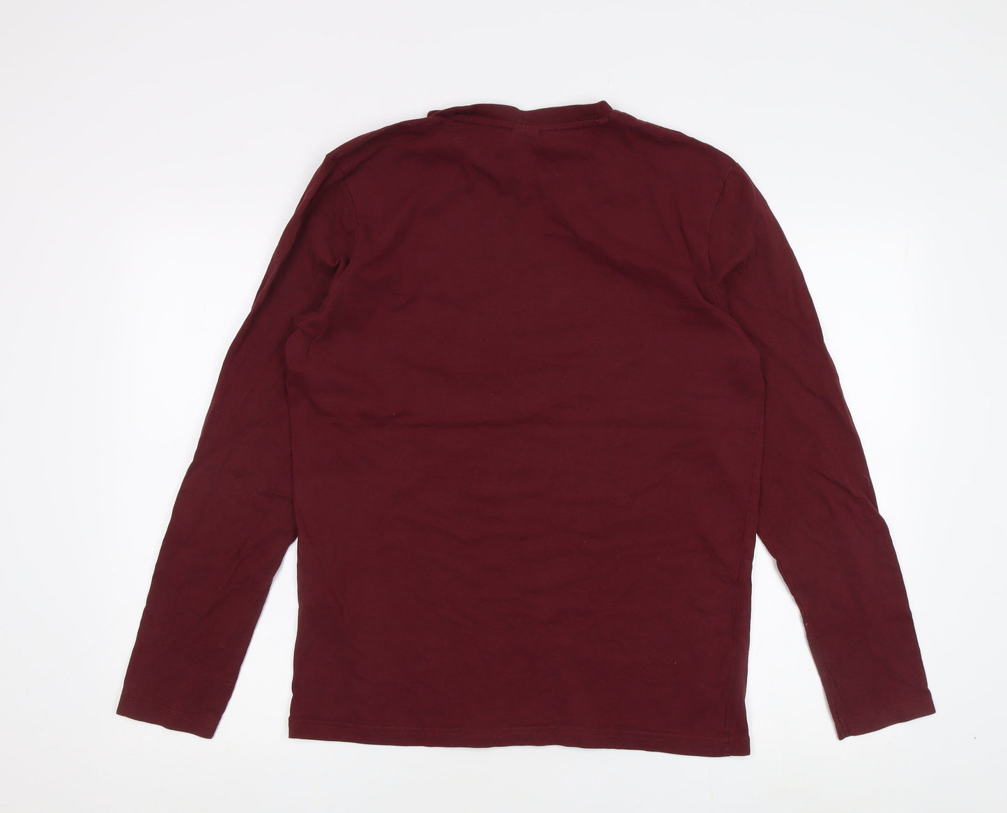 Springfield Men's Red Long Sleeve T-Shirt Size L