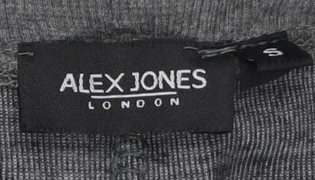 Alex Jones London Men's Grey Jogger Pants S Comfortable