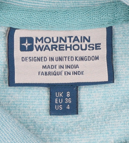 Womens UK Size 8 Mountain Warehouse Blue Pullover Sweatshirt