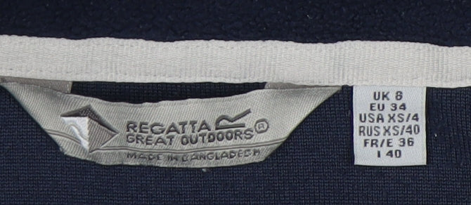 Regatta Women's Blue Fleece Pullover Size UK 8