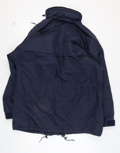 Mens UK Size L Trespass Blue Parka Coat