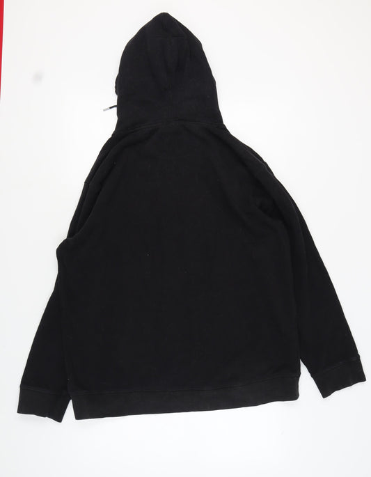 DKNY Unisex Black Pullover Hoodie XL - Casual Comfort