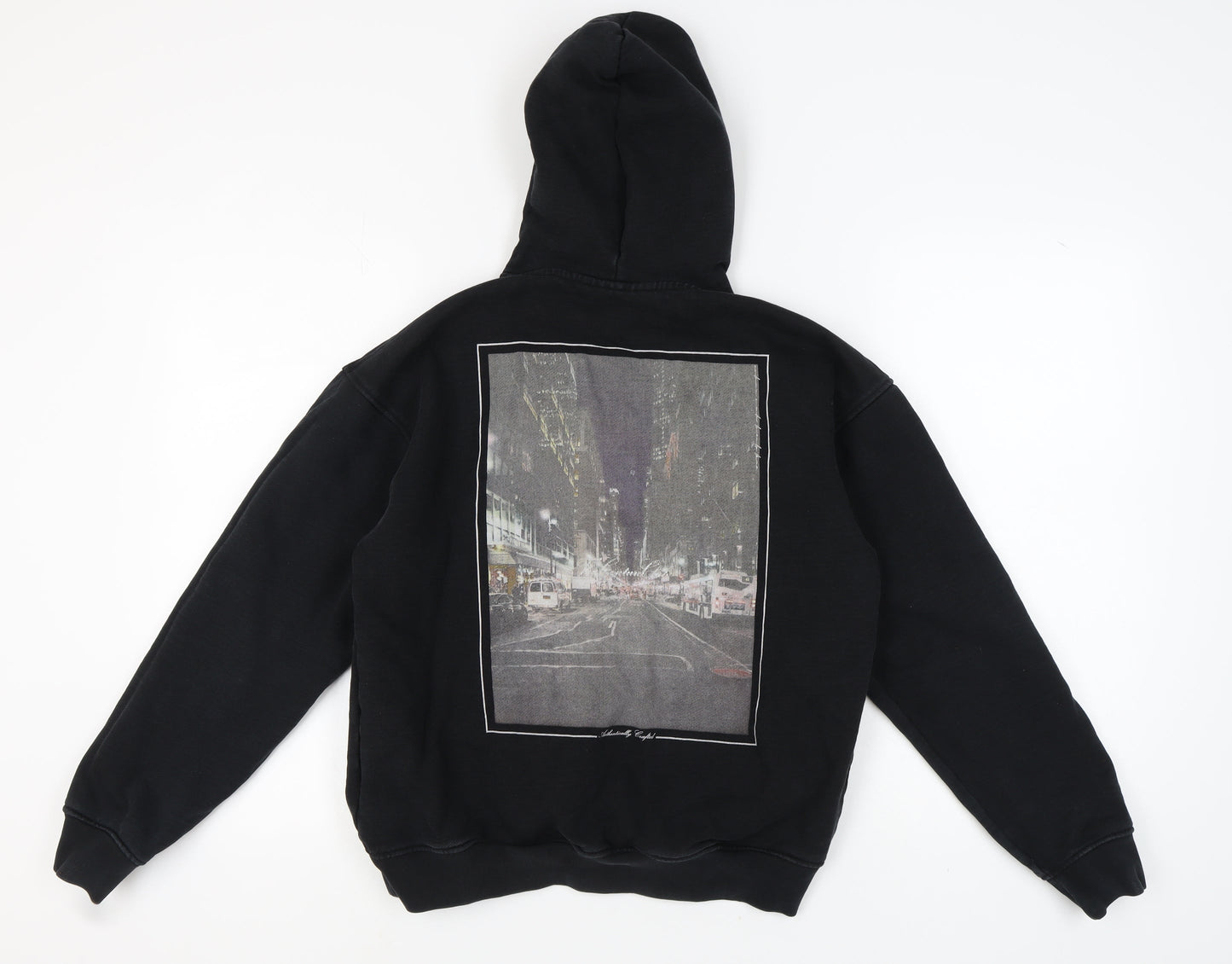 Mens UK Size S Couture Black Pullover Hoodie