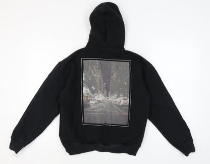 Mens UK Size S Couture Black Pullover Hoodie