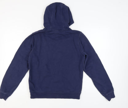 Mens UK Size S Nike Blue Pullover Hoodie