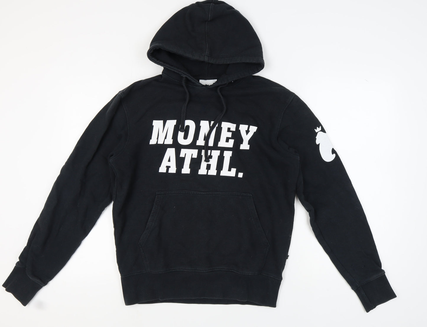 Mens UK Size M Money Black Pullover Hoodie