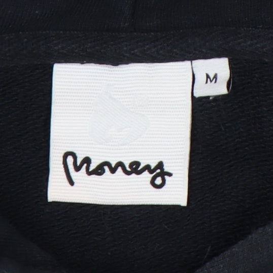 Mens UK Size M Money Black Pullover Hoodie