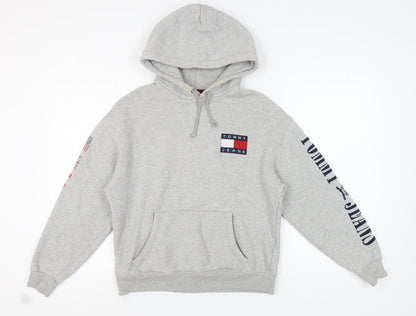 Tommy Jeans Men’s Grey XS Pullover Hoodie