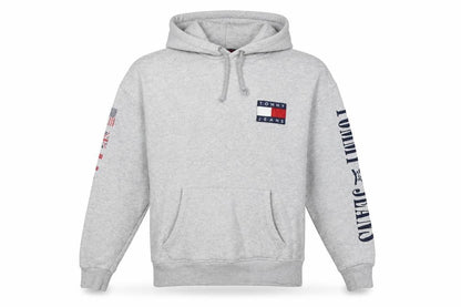Mens UK Size XS Tommy Jeans Grey Pullover Hoodie