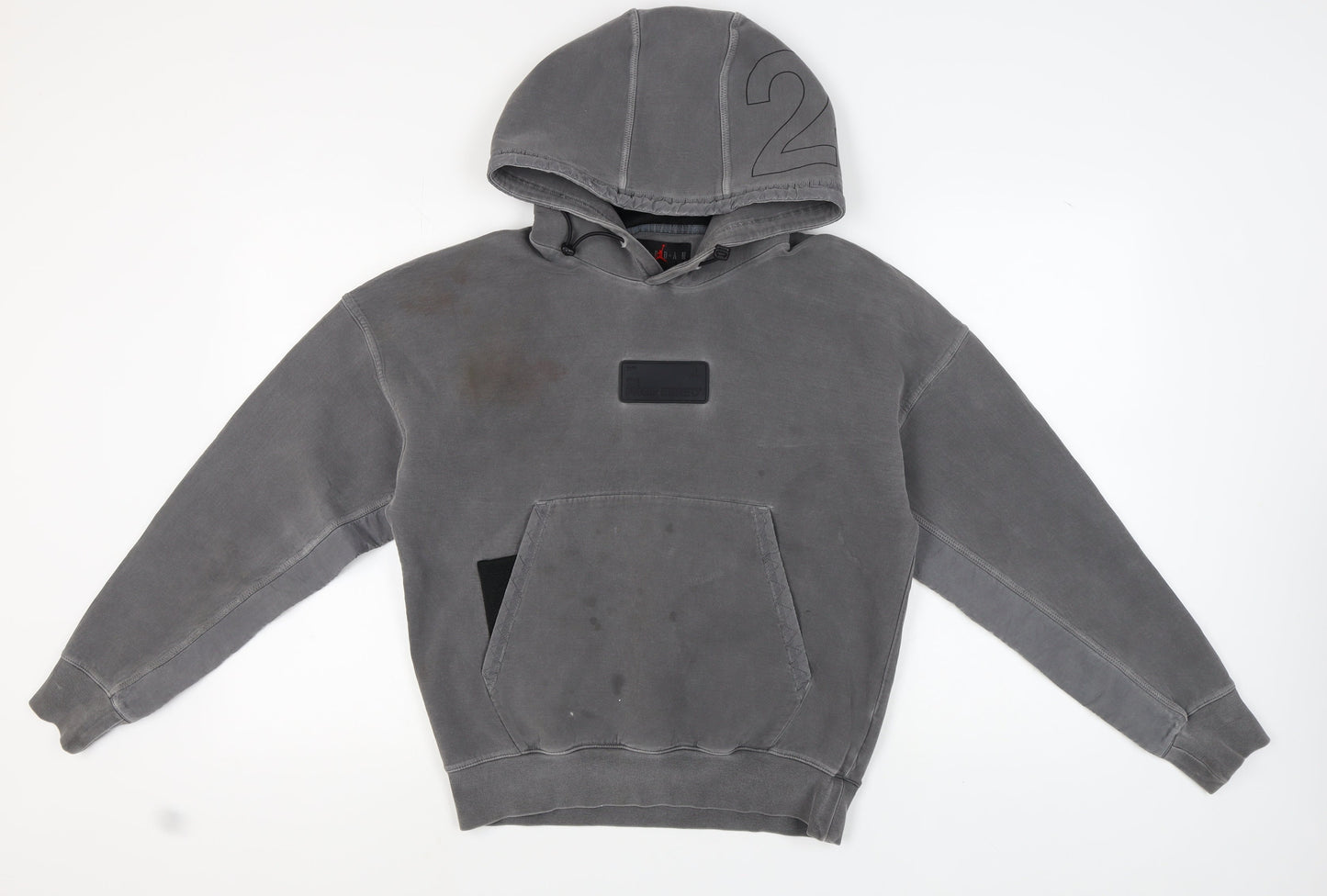 Mens UK Size S Nike Grey Pullover Hoodie